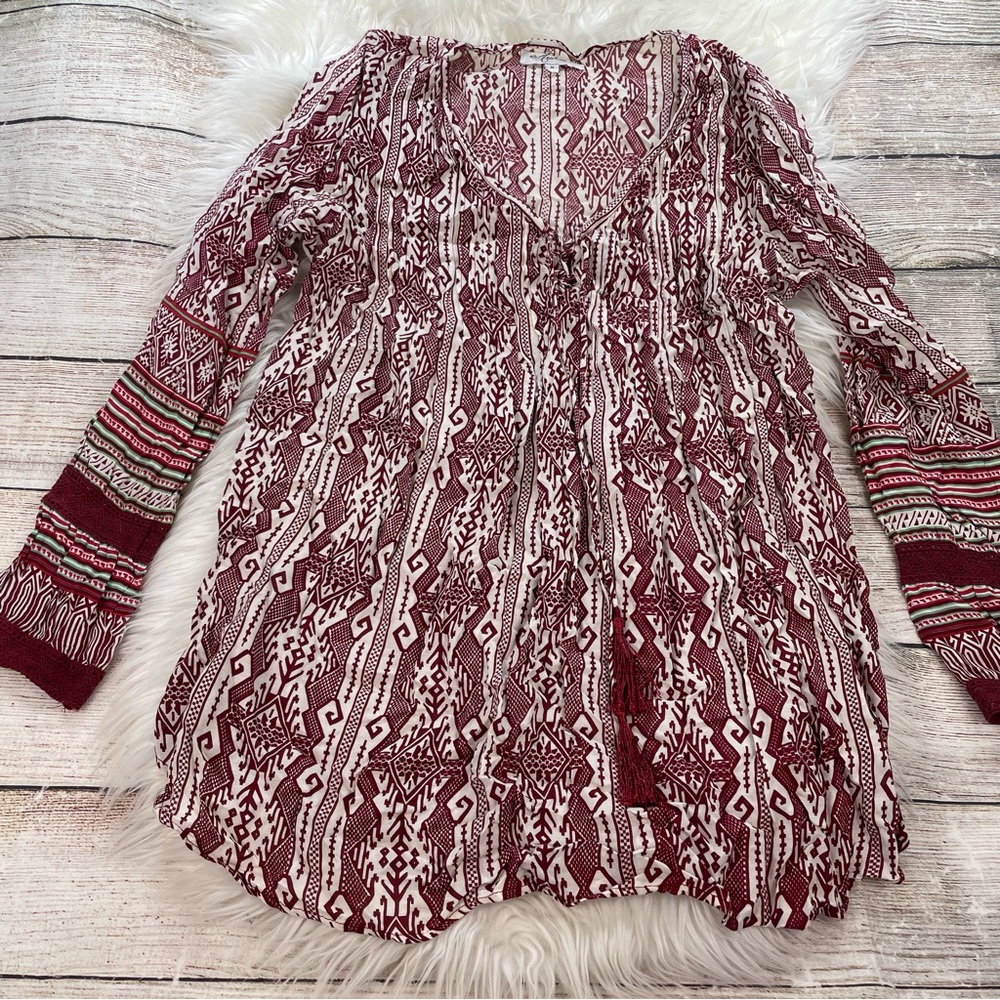 Arnhem Long Sleeve Tunic Blouse